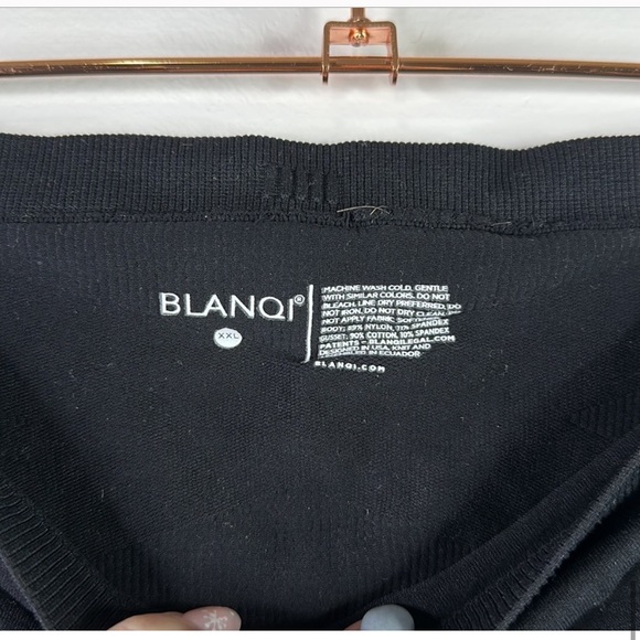 BLANQI Black Maternity Pregnancy Seamless Over Belly Support Thong Size XXL - Picture 4 of 10